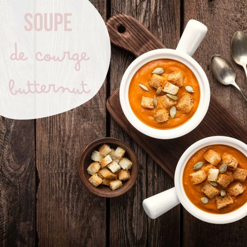 recette soupe courge butternut